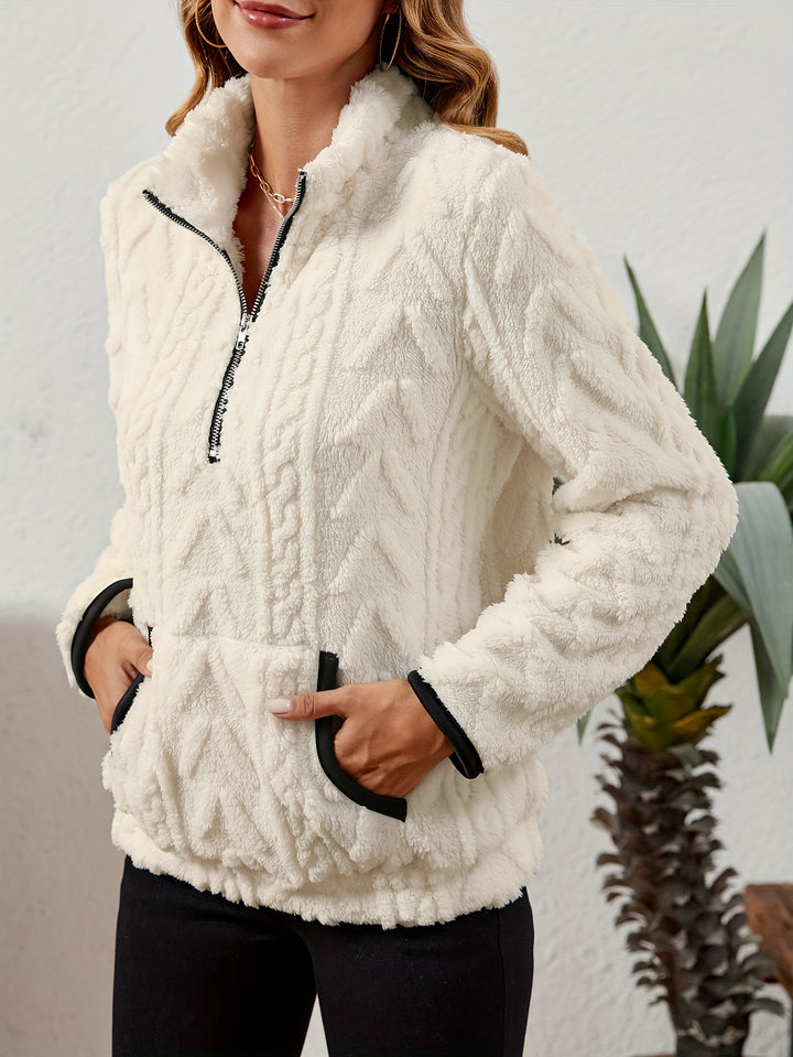 Juniper | Textured Half-Zip Pullover