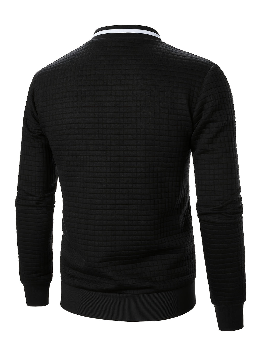 Spencer | Textured Zip-Up Bomber Jacket
