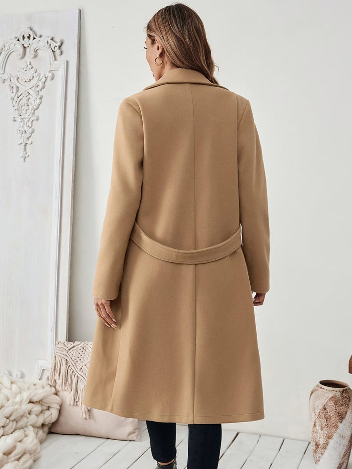 Genevra | Tailored Belted Long Coat