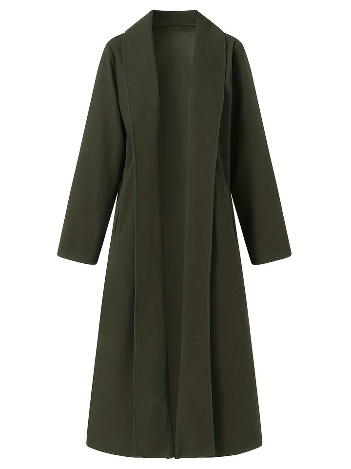 Clarissa | Longline Draped Coat