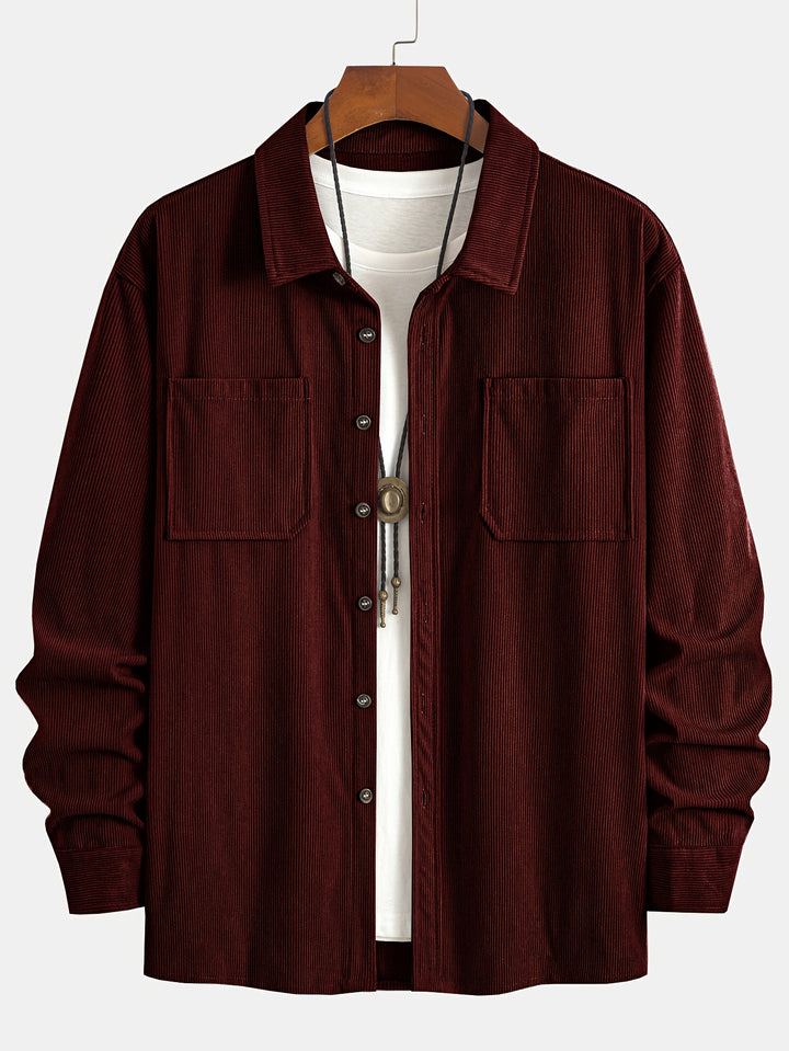 Dalton | Textured Ribbed Overshirt
