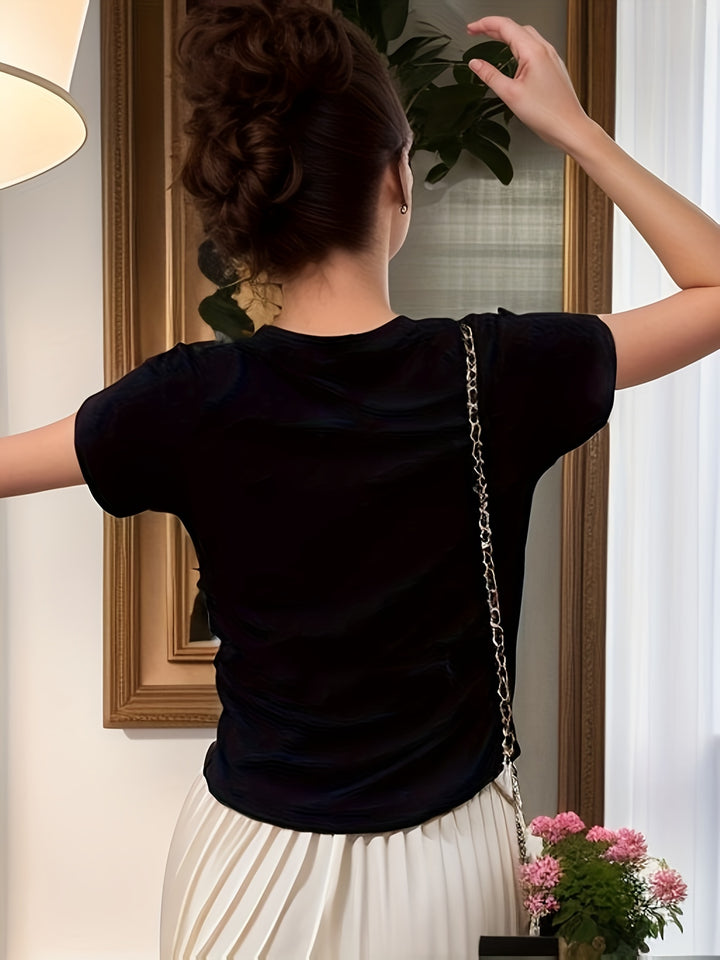 Louise | Refined Half-Neck Top
