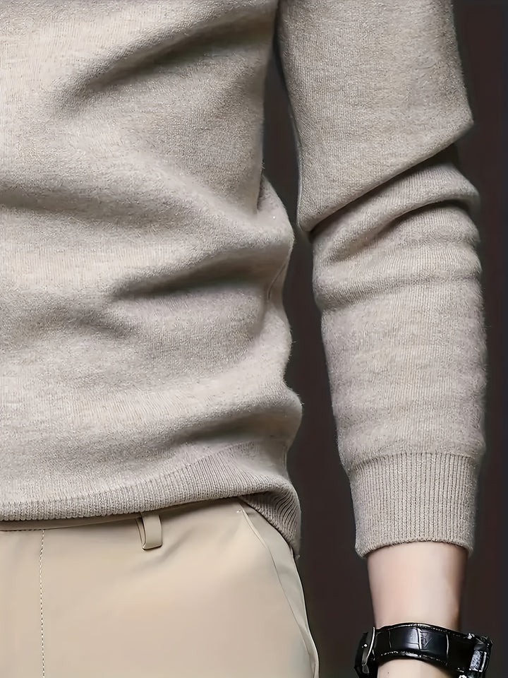 Emmett | Refined Mock Neck Sweater
