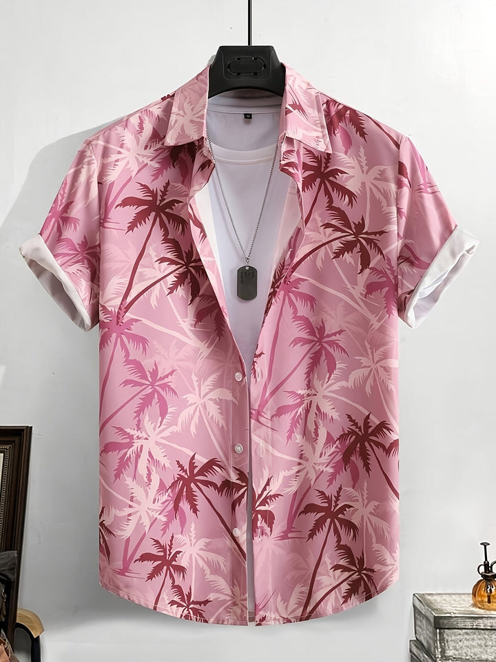 Ellis | Tropical Print Short-Sleeve Shirt
