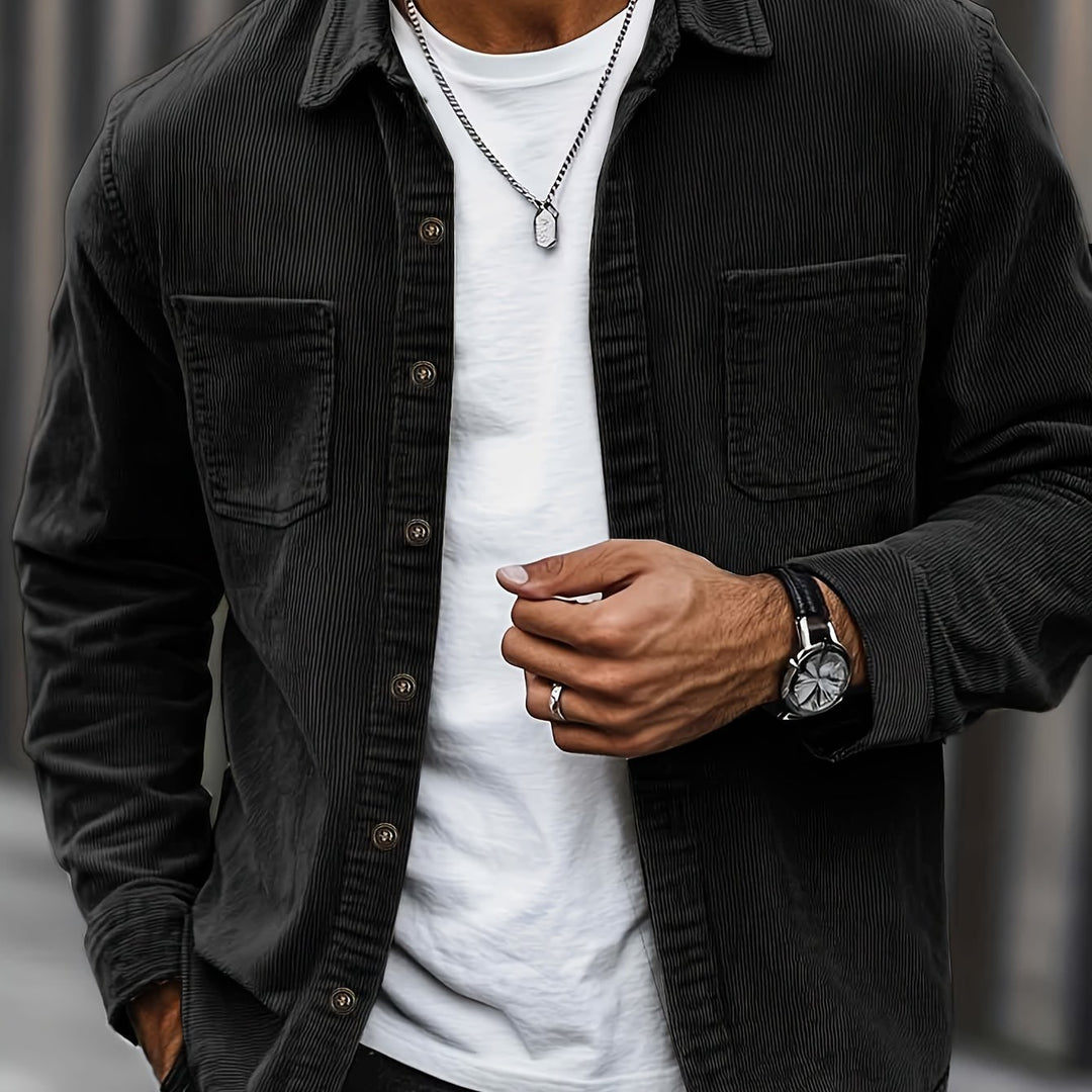 Dalton | Textured Ribbed Overshirt