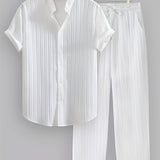 Nathan | Relaxed Stand-Collar Two-Piece Set