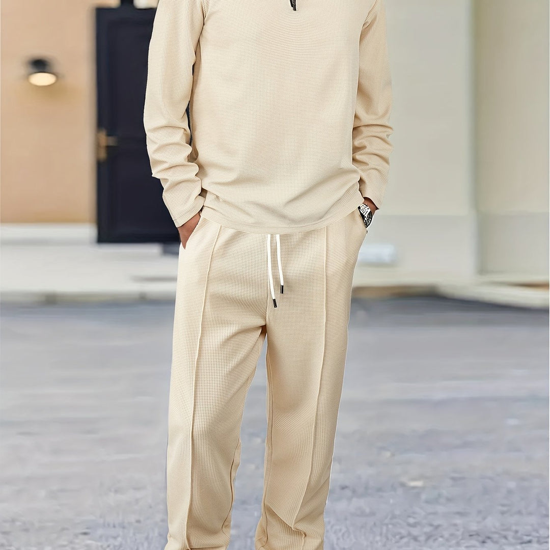 Alden | Relaxed Waffle-Texture Two-Piece Set
