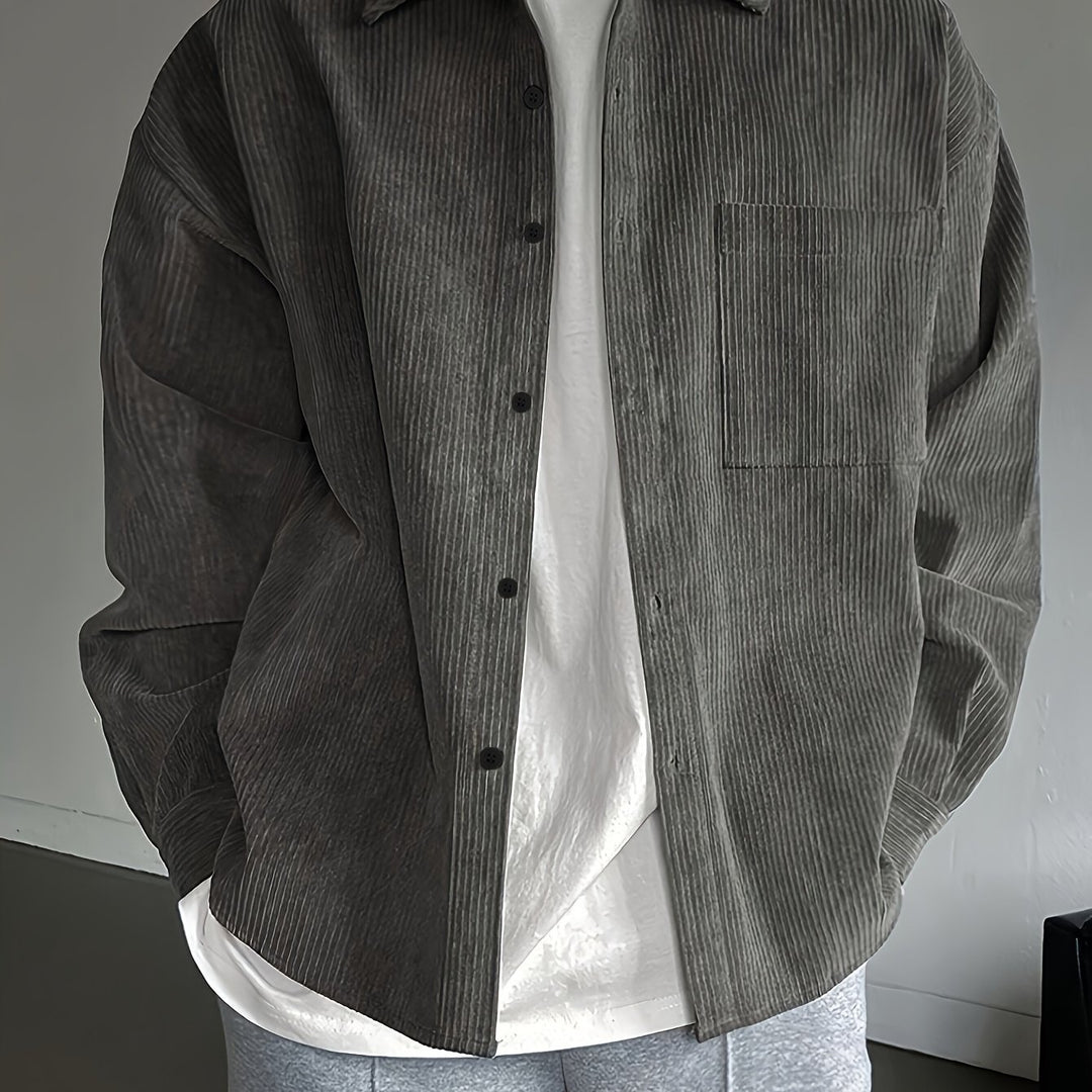 Sheldon | Relaxed Textured Button-Up Shirt