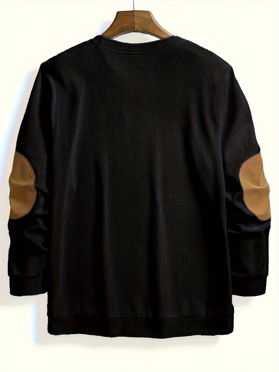 Barnaby | Textured Elbow-Patch Jumper