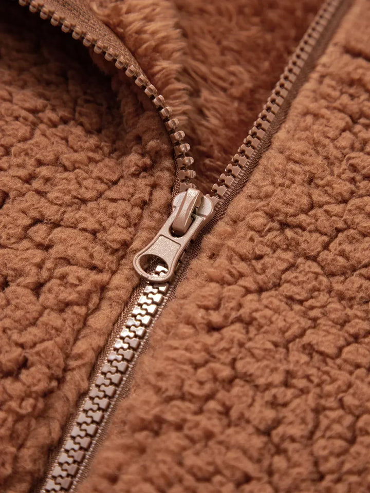 Talia | Cosy Hooded Zip Jacket