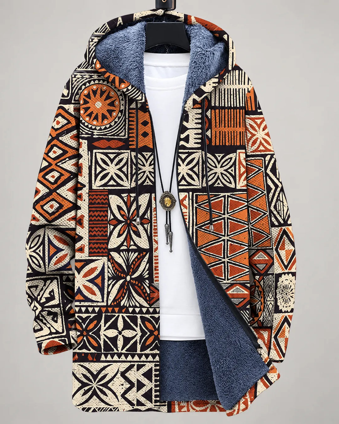 Griffin | Wave-Print Hooded Jacket