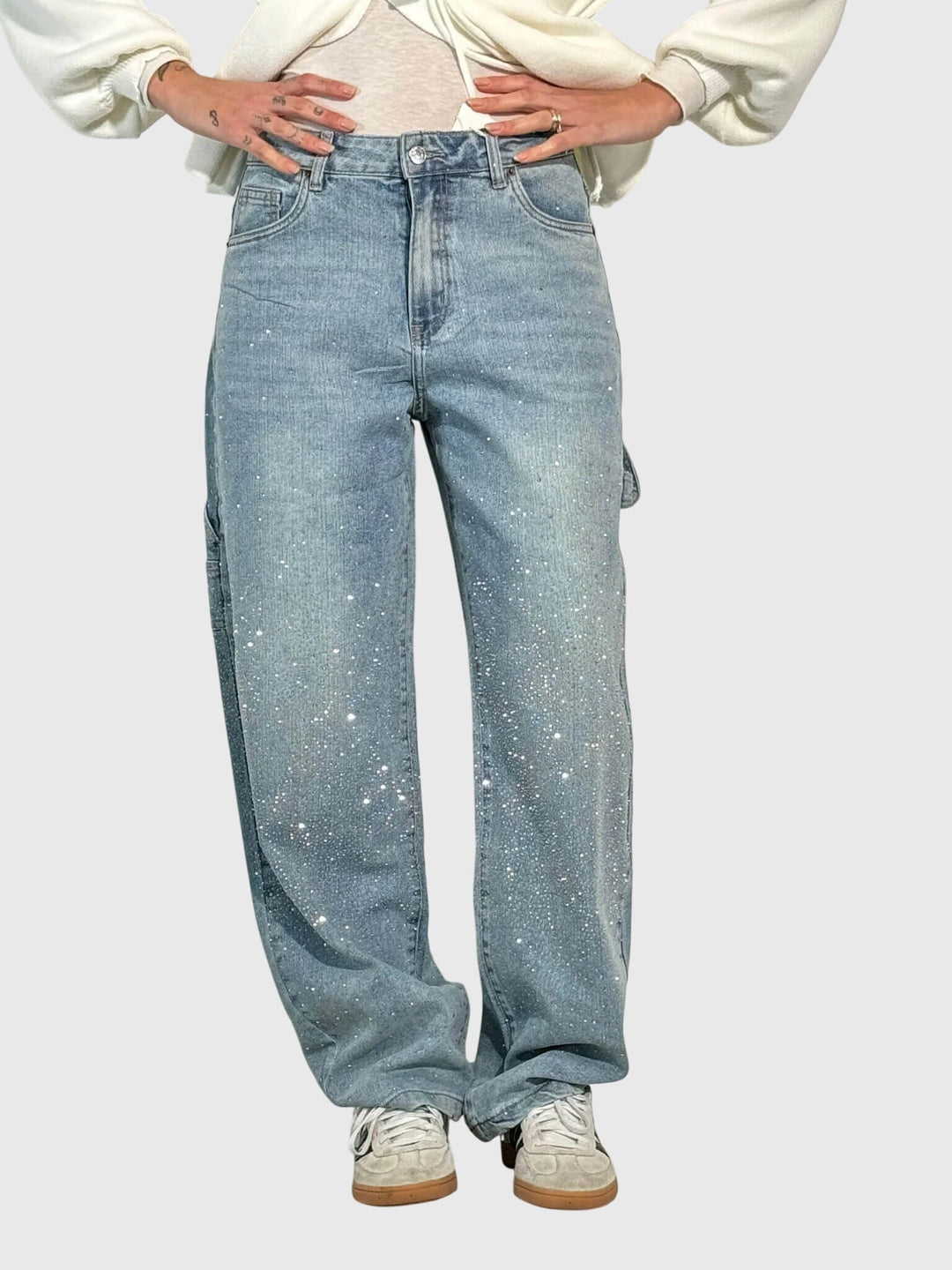 Brielle | Shimmer Wide-Leg Jeans