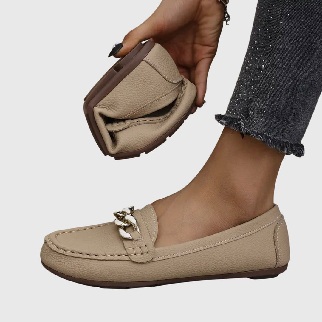Daphne | Chain-Detail Comfort Loafers