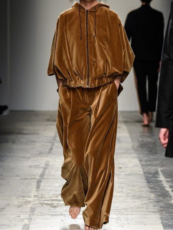 Delphinia | Relaxed Hooded Two-Piece Set