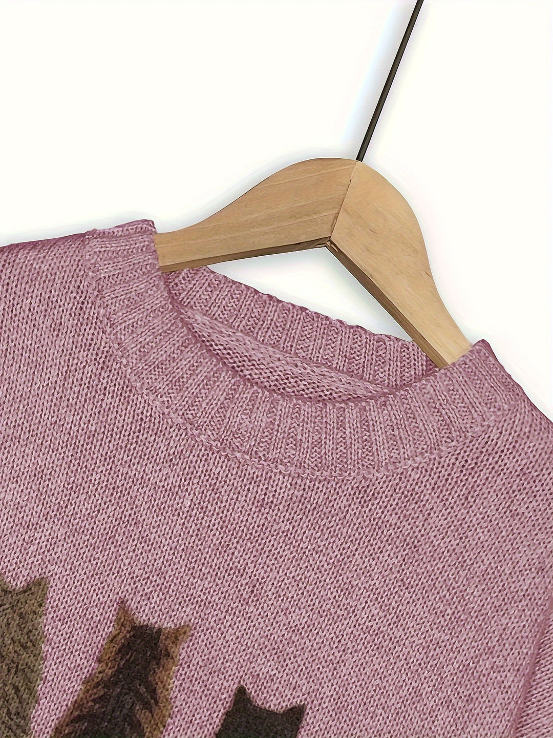 Winifred | Cosy Cat-Print Jumper