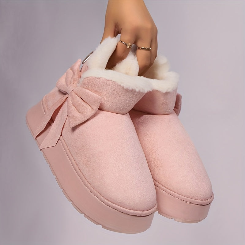 Marnie | Cosy Bow-Detail Ankle Boots