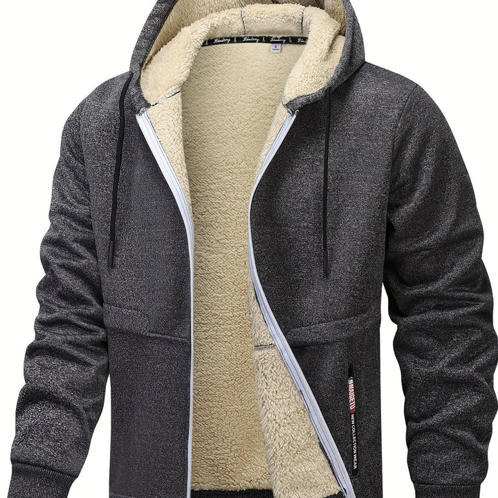 Leonard | Cosy Hooded Zip-Up Jacket