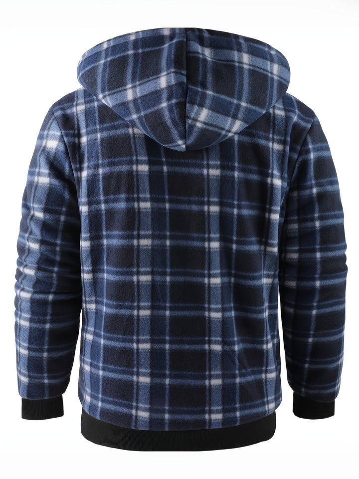 Graham | Hooded Plaid Shirt Jacket