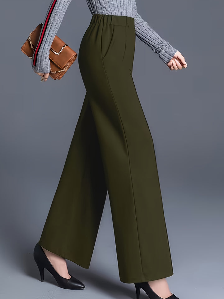 Emmeline | High-Waisted Wide-Leg Trousers
