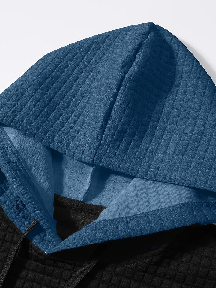 Jasper | Textured Colour-Block Hoodie