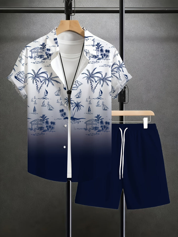 Carter | Coastal Print Two-Piece Set