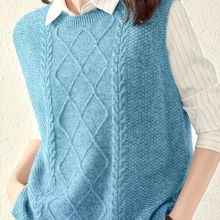 Evelina | Cable-Knit Vest