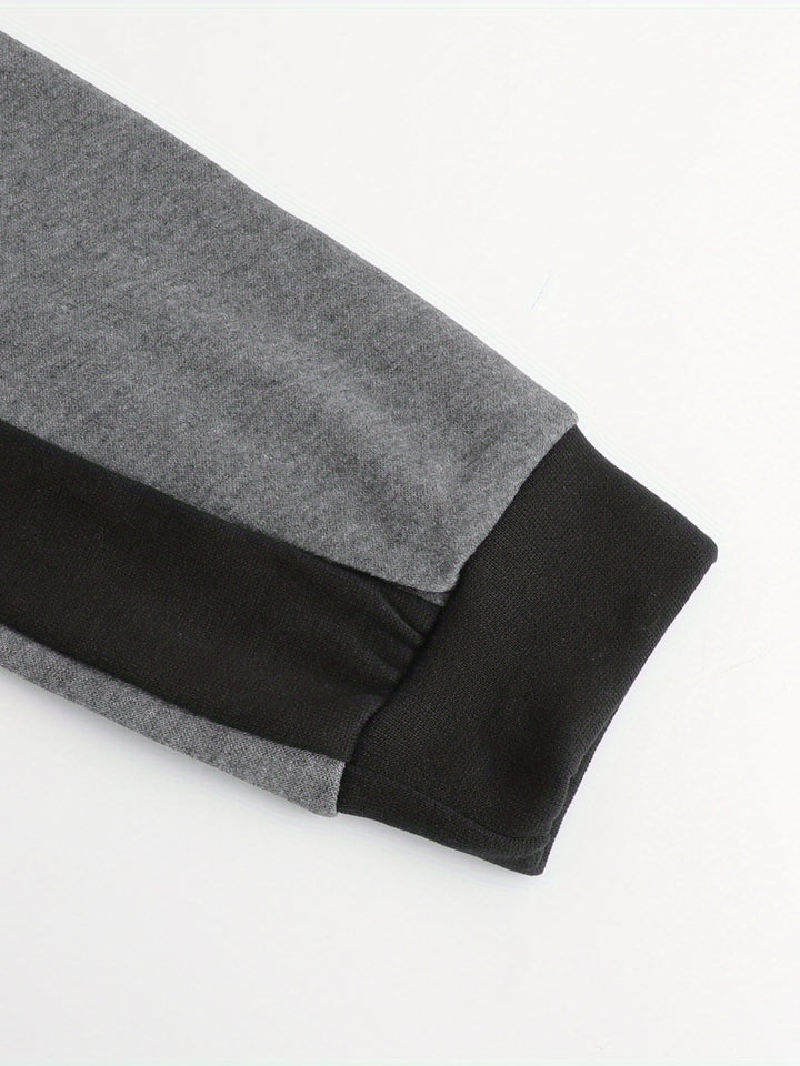 Carter | Colour Block Hooded Zip Jacket