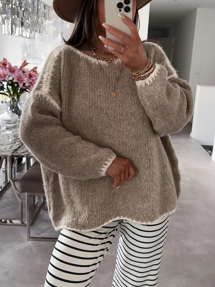 Marlene | Relaxed Boat Neck Sweater
