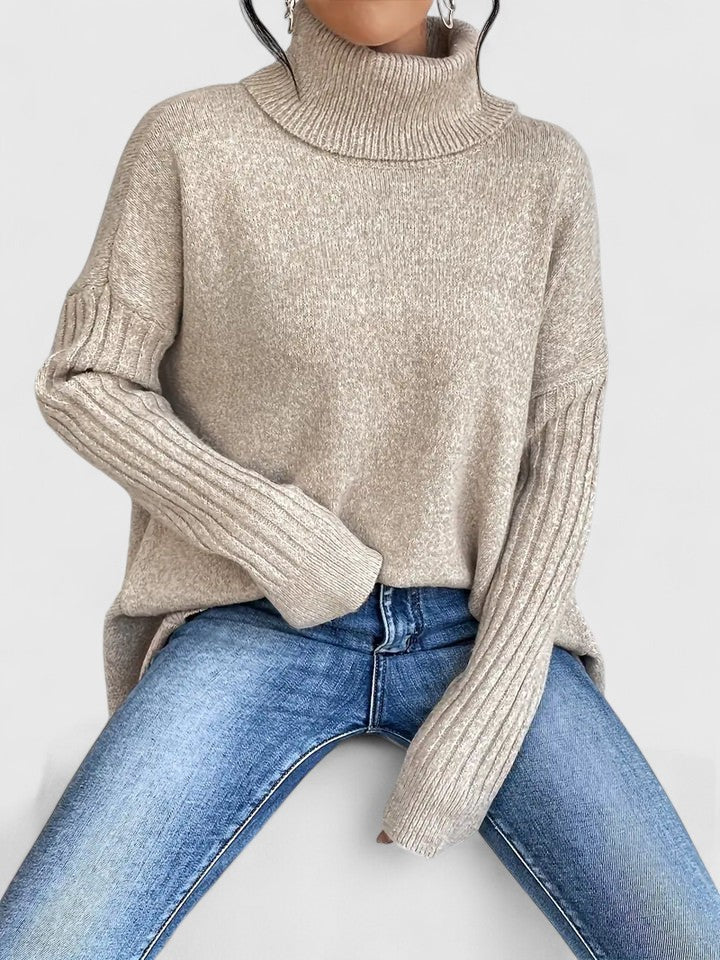 Brenna | Relaxed Roll-Neck Sweater