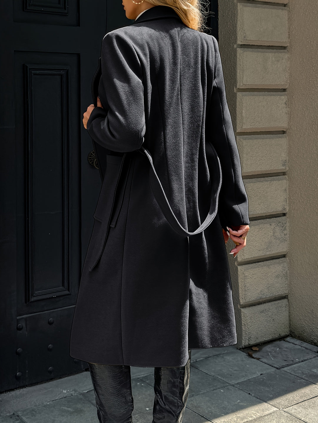 Catherine | Belted Longline Coat