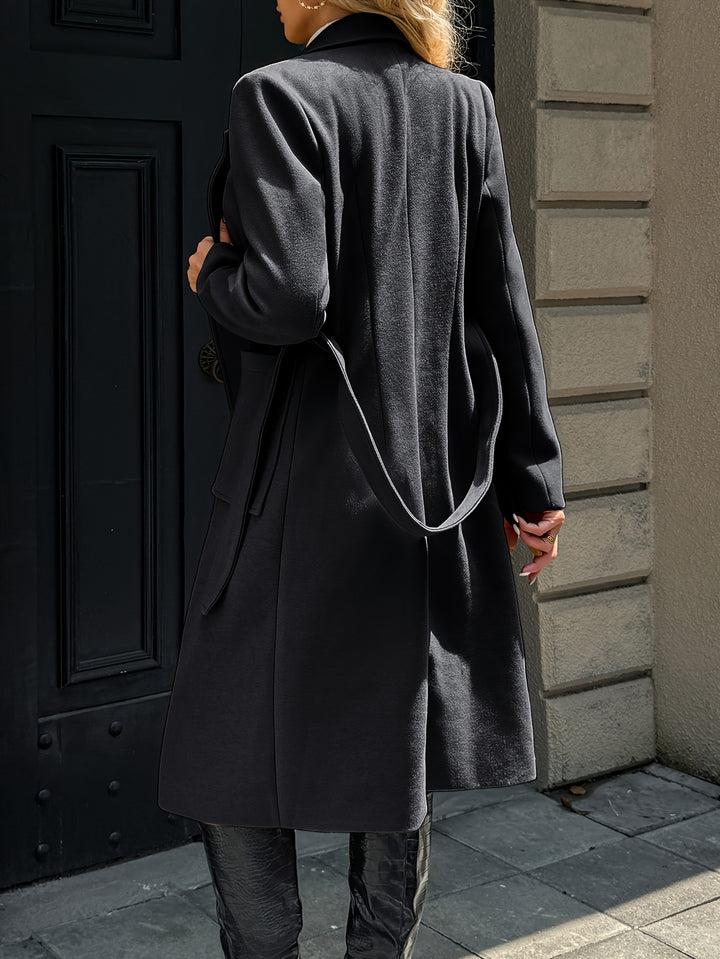 Catherine | Belted Longline Coat