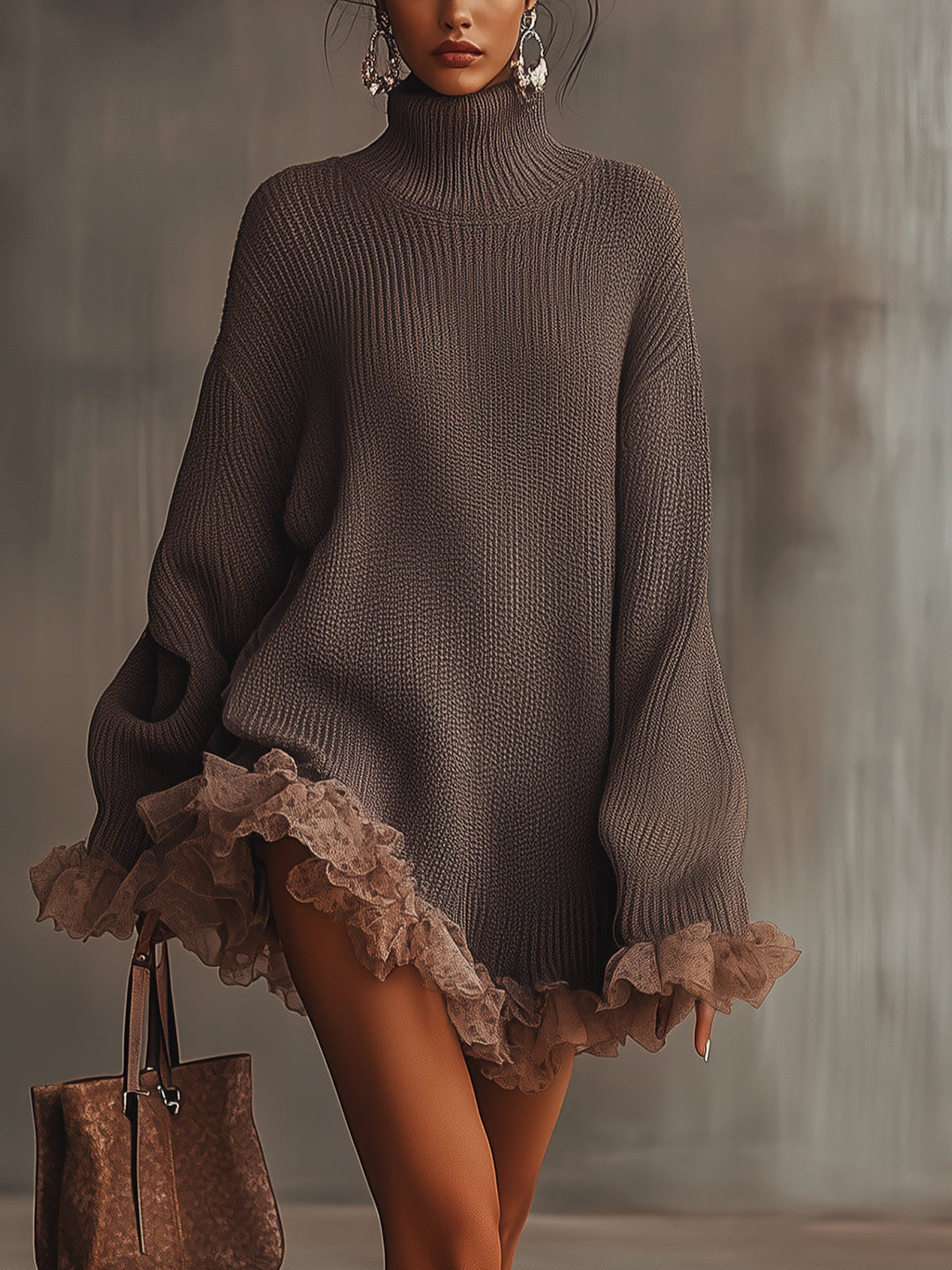 Pippa | Cosy Turtleneck Sweater Dress