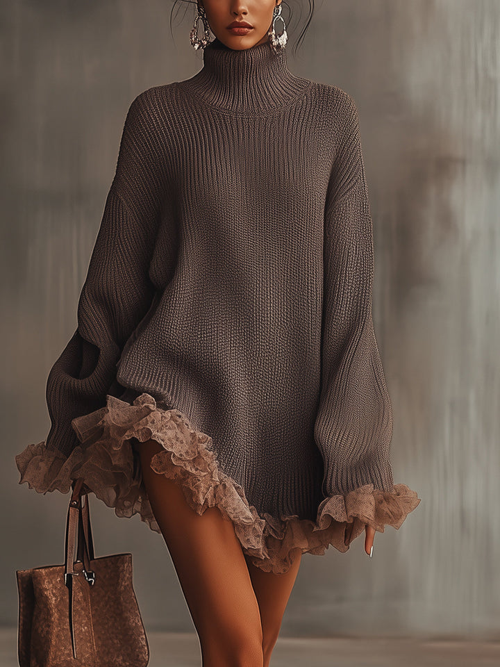 Pippa | Cosy Turtleneck Sweater Dress