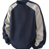 Elliot | Colour-Block Crew Neck Sweatshirt