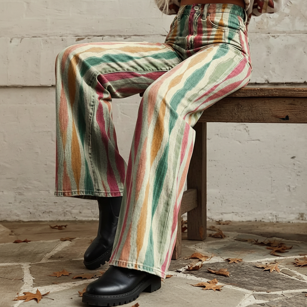 Romy | Flowing Wide-Leg Boho Trousers