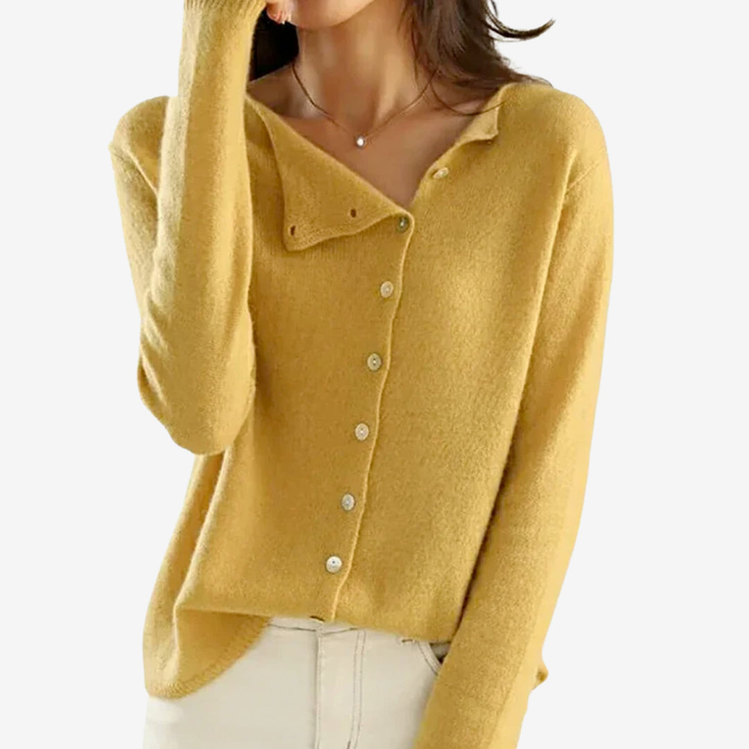 Bethan | Button-Front Knit Cardigan