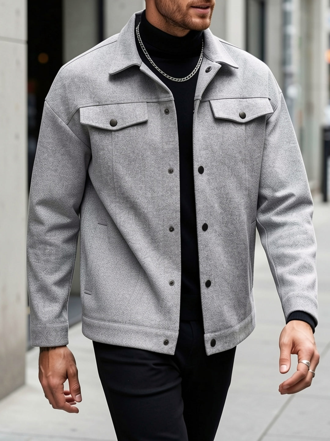 Nathaniel | Classic Button-Up Jacket