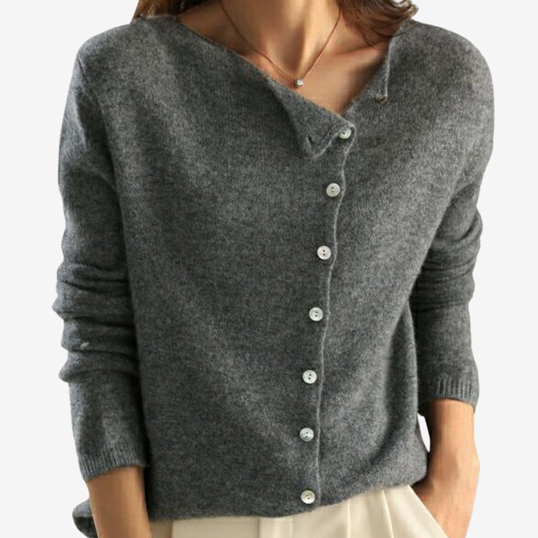 Bethan | Button-Front Knit Cardigan