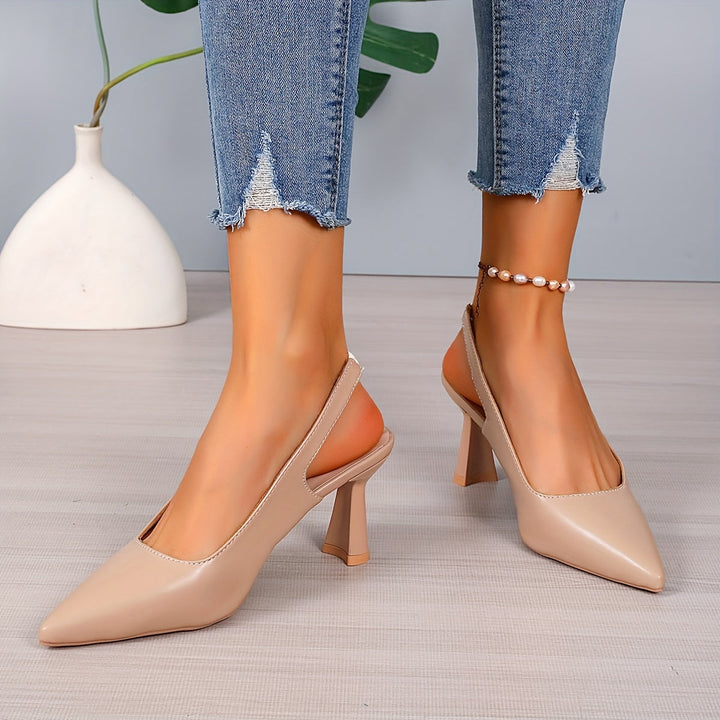 Esther | Refined Pointed Slingback Heels