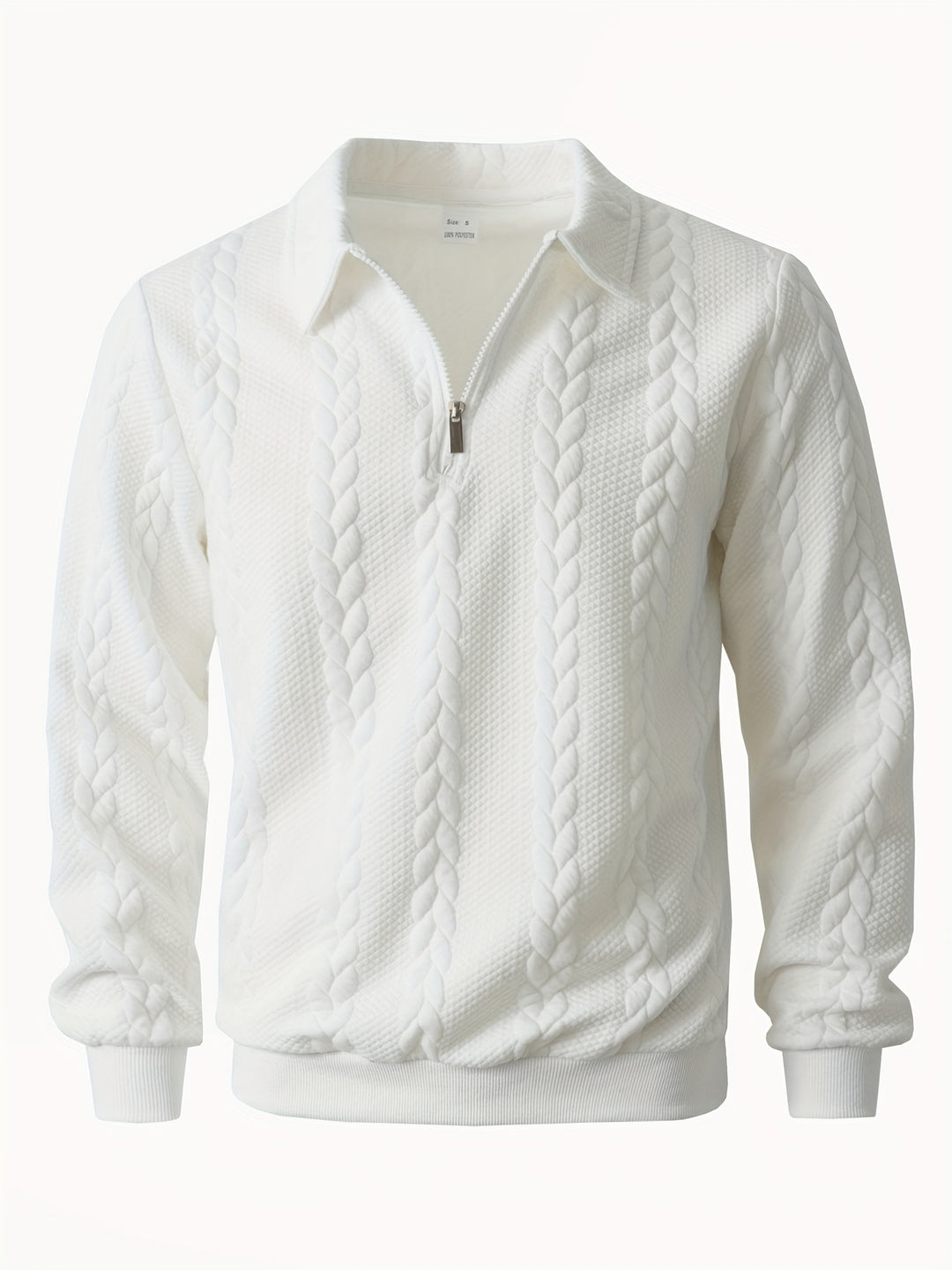 Harvey | Textured Half-Zip Pullover