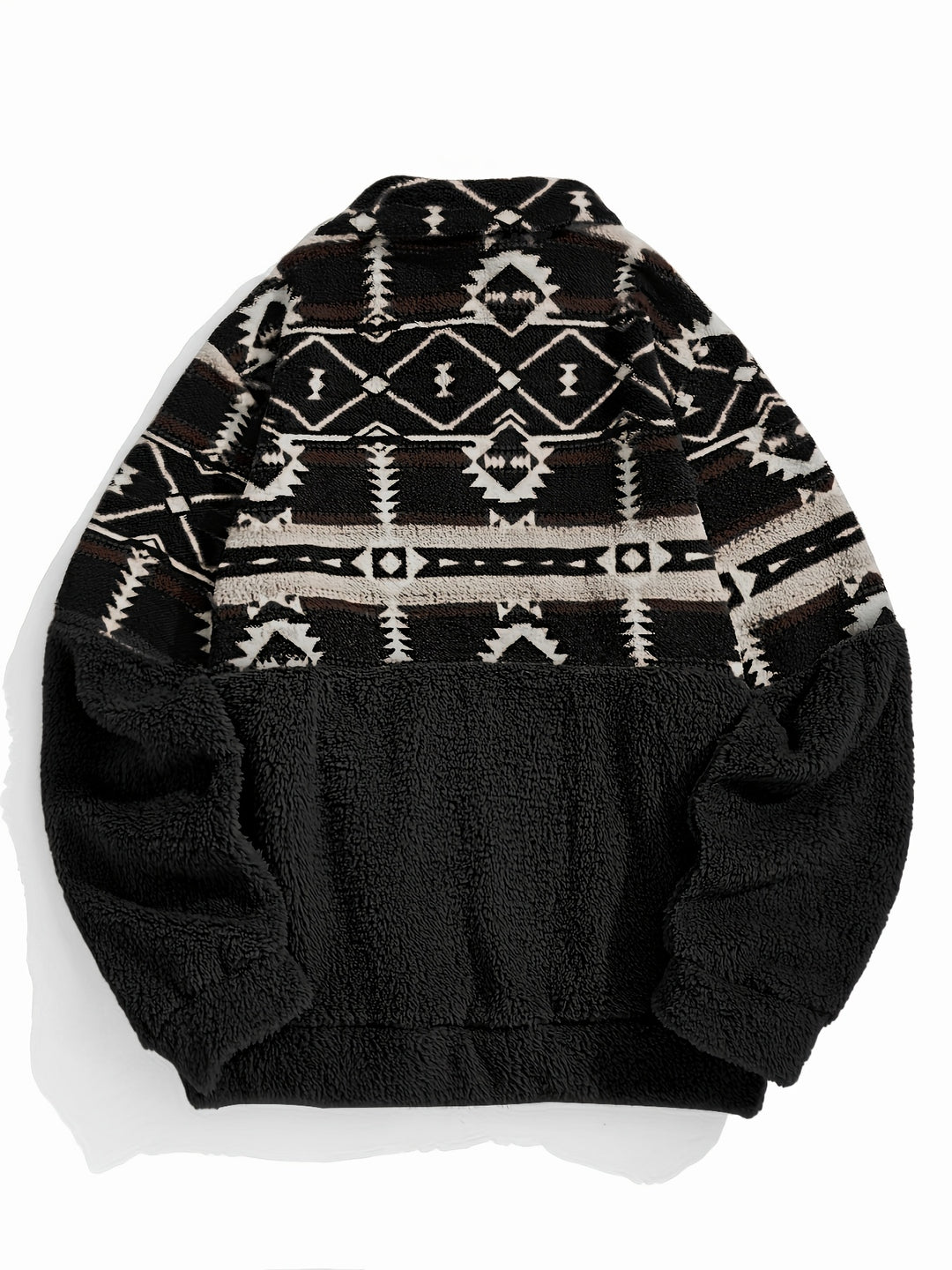 Coralie | Aztec-Pattern Half-Zip Pullover
