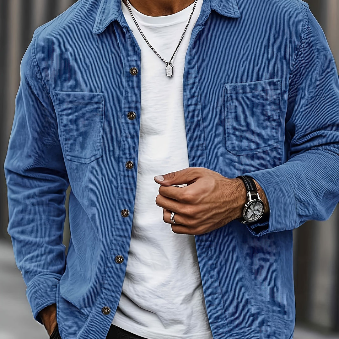 Dalton | Textured Ribbed Overshirt