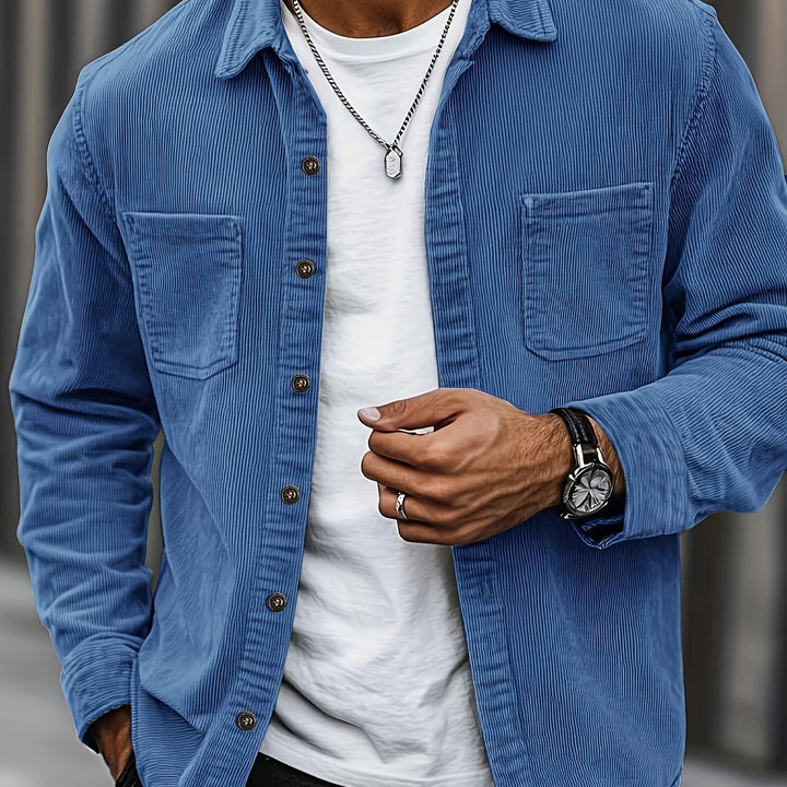Dalton | Textured Ribbed Overshirt