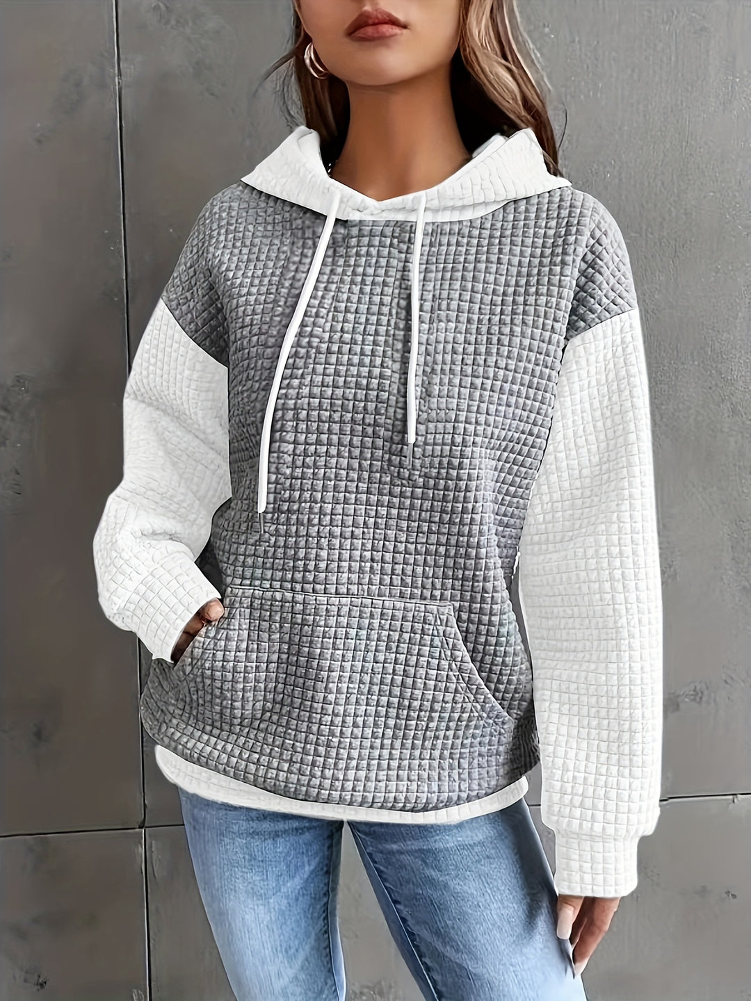 Emeline | Relaxed Colour-Block Hoodie