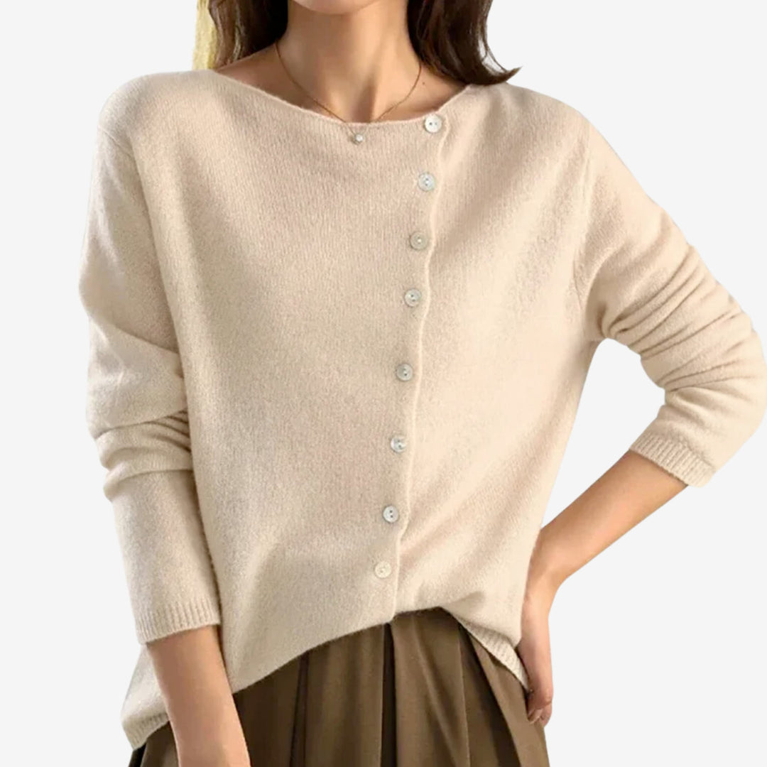 Bethan | Button-Front Knit Cardigan