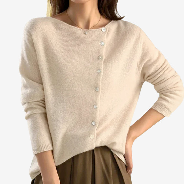 Bethan | Button-Front Knit Cardigan