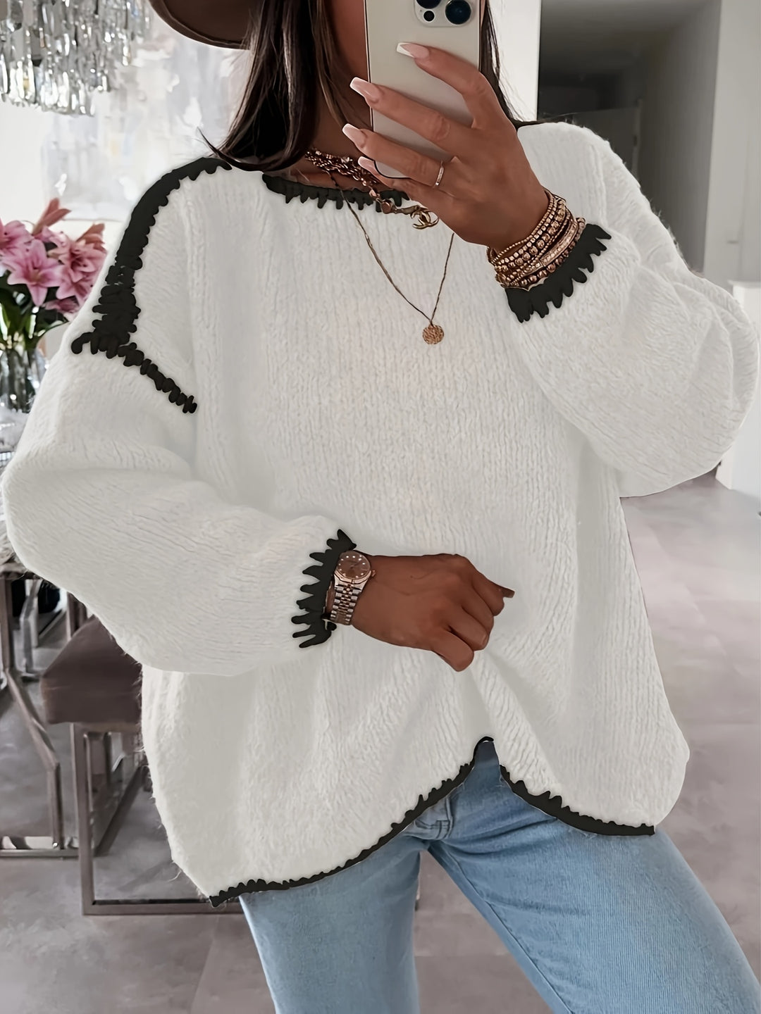 Marlene | Relaxed Boat Neck Sweater