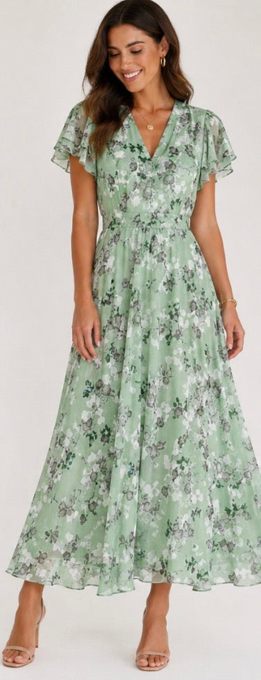 Juliet | Flowing Floral Maxi Dress
