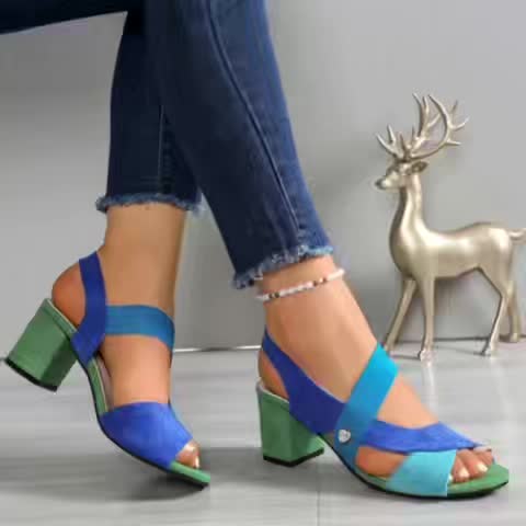 Mira | Cushioned Block-Heel Sandals