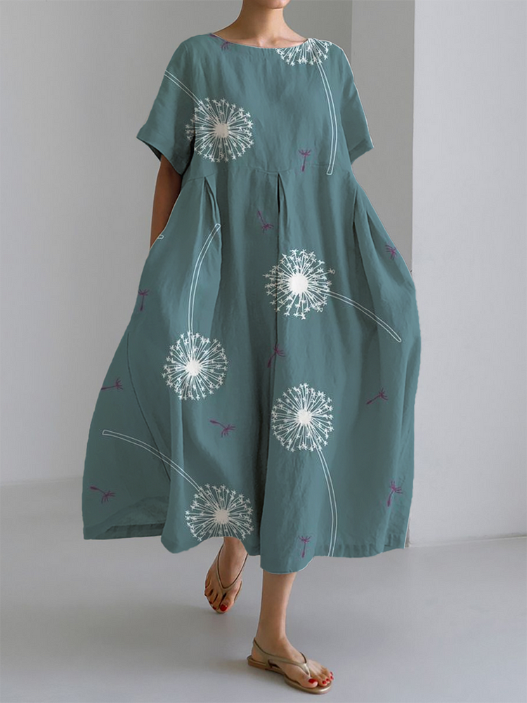 Theodora | Relaxed Floral Midi Dress